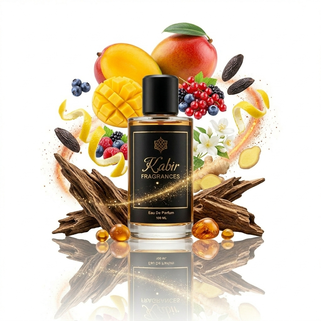 God of Fire Inspired Perfume | Tropical Mango Oud Luxury Extrait – Kabir Fragrances